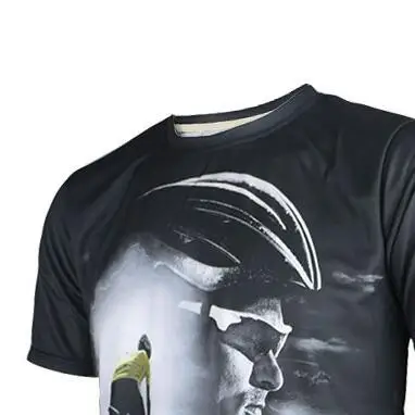 Для мужчин Велоспорт велосипед с коротким рукавом быстросохнущая дышащая