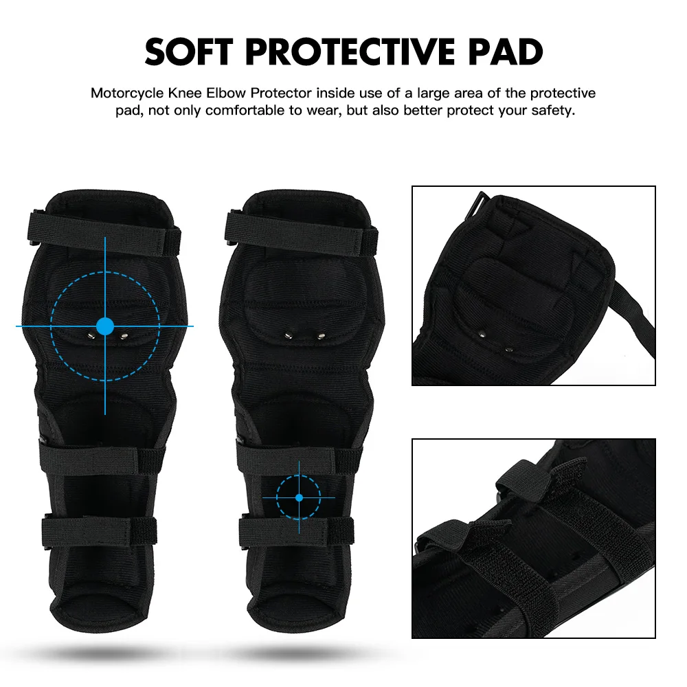 2 шт. Защитные Колени для мотоцикла из нержавеющей стали|Защитные наколенники
