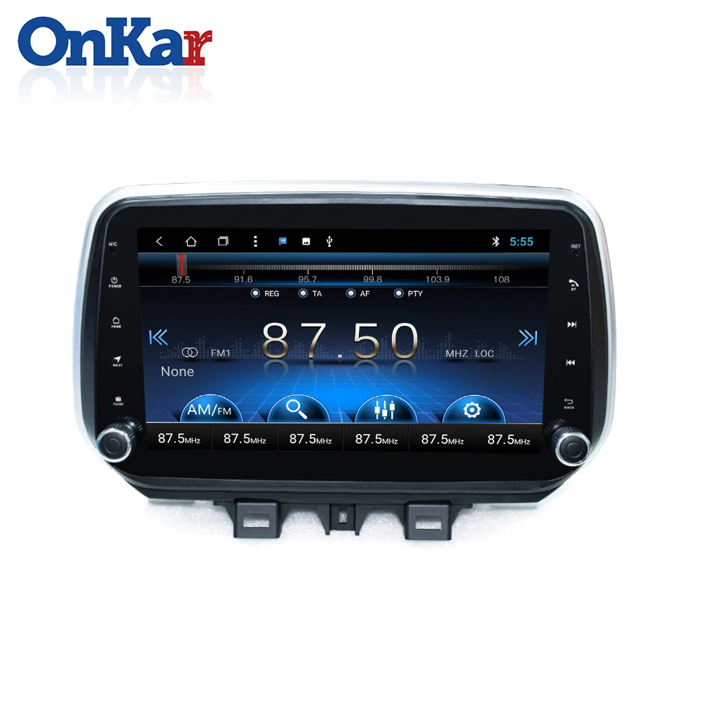 ONKAR Автомобильный gps радио для hyundai Tucson ix35 с Android Восьмиядерный 9,0 Система Автомобильный мультимедийный gps навигация Радио Bluetooth