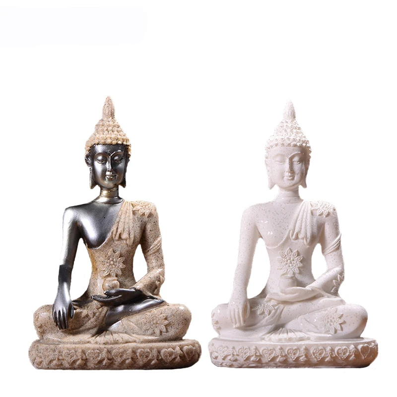 Статуя Будды в скандинавском стиле скульптура из смолы Креативные аксессуары