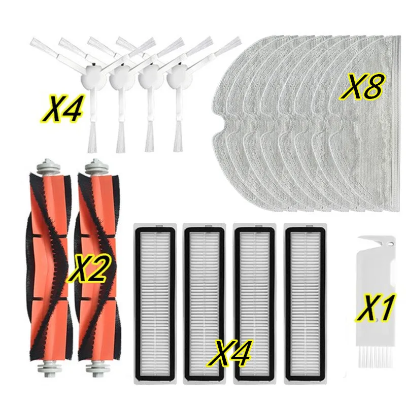 

Main Roller Side Brush Hepa Filter Mop Rag Cloth for Xiaomi Dreame D9 Robot Vacuum Cleaner Accessories Parts Kits Replacements