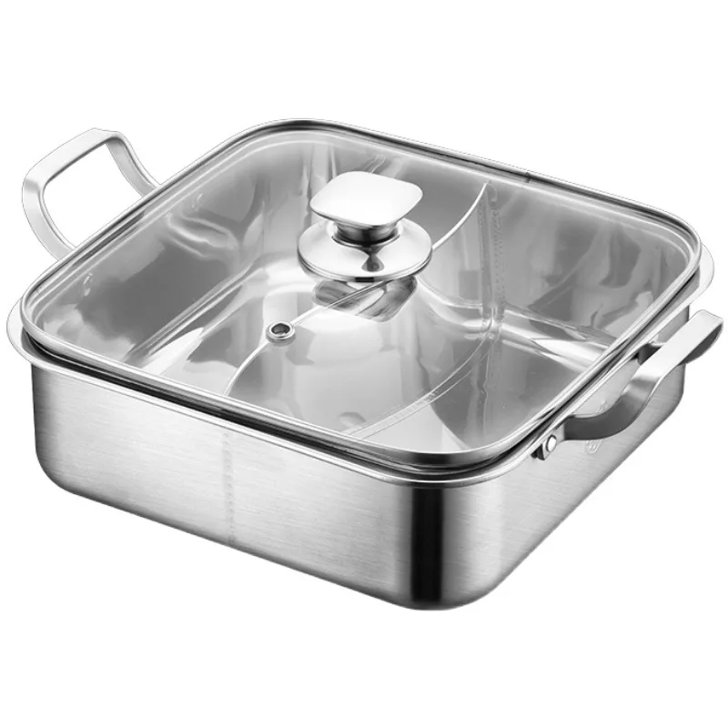 

Mandarin Duck Hotpot 304 Stainless Steel Special Thickened Household Meat Large Capacity Kitchen Cookware Hotpot
