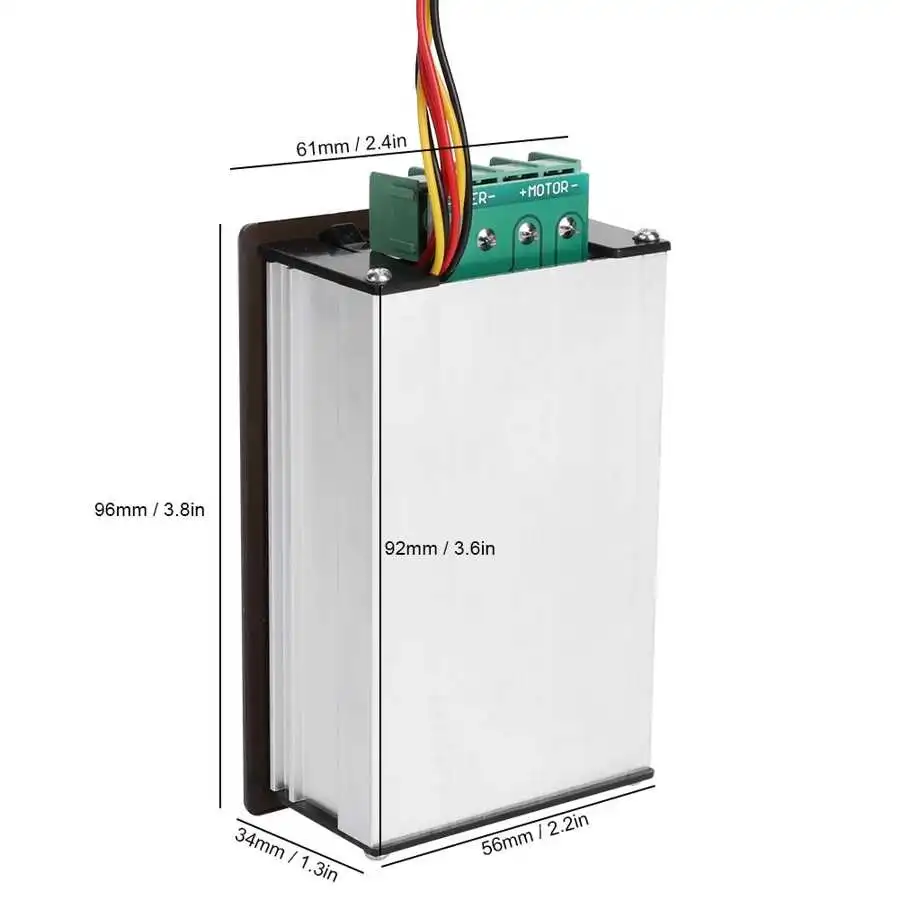 Регулятор скорости двигателя 15A DC 6V 12V 24V 36V 48V цифровой регулятор дисплея