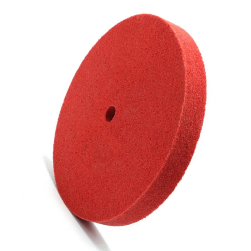 

High Quality 200mm Red Nylon Fiber Abrasive Grinding Disc Stainless Steel Polishing Wheel 2020 New