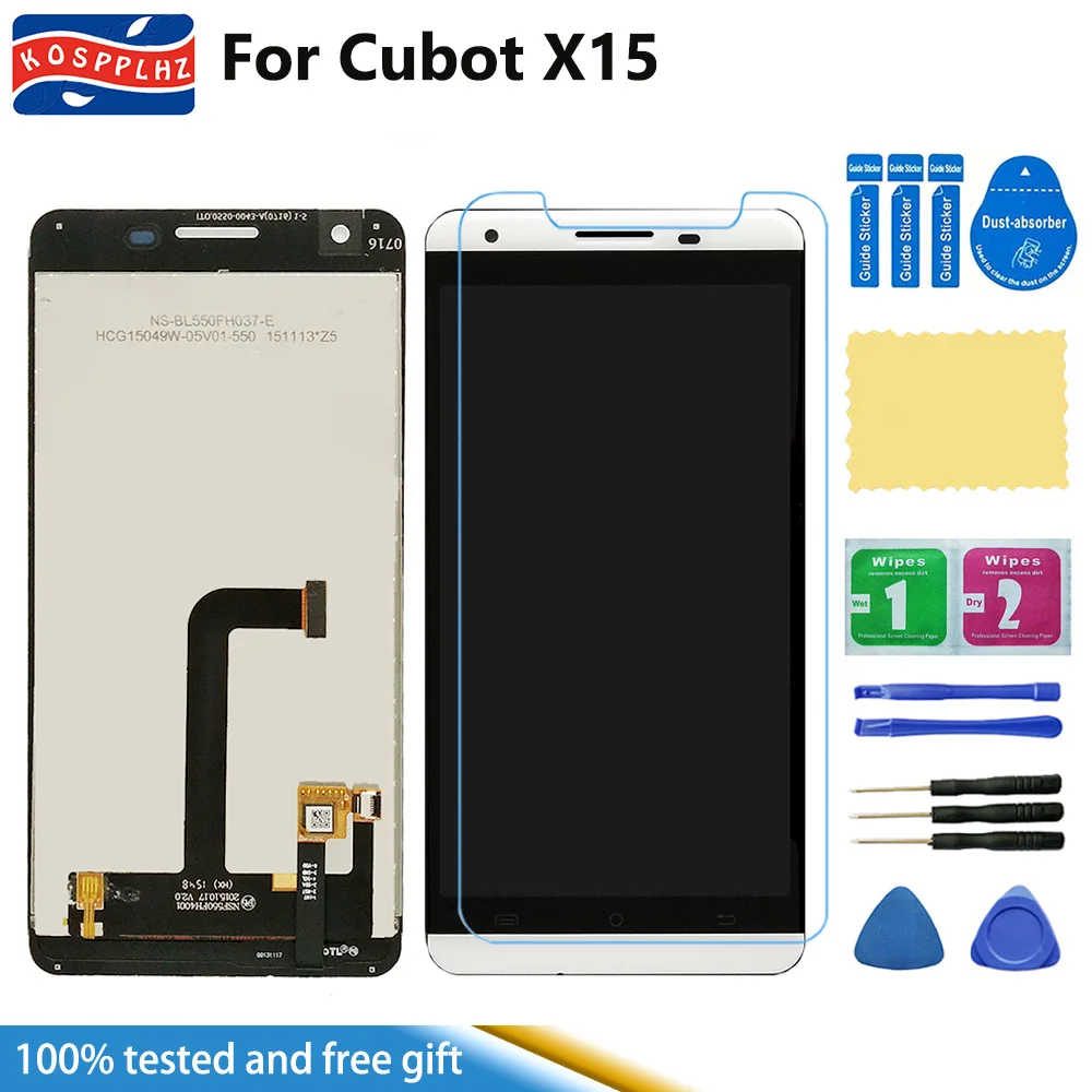 K0SPPLHZ 5 0 "для Cubot X15 ЖК-дисплей + дигитайзер сенсорного экрана в сборе замена для