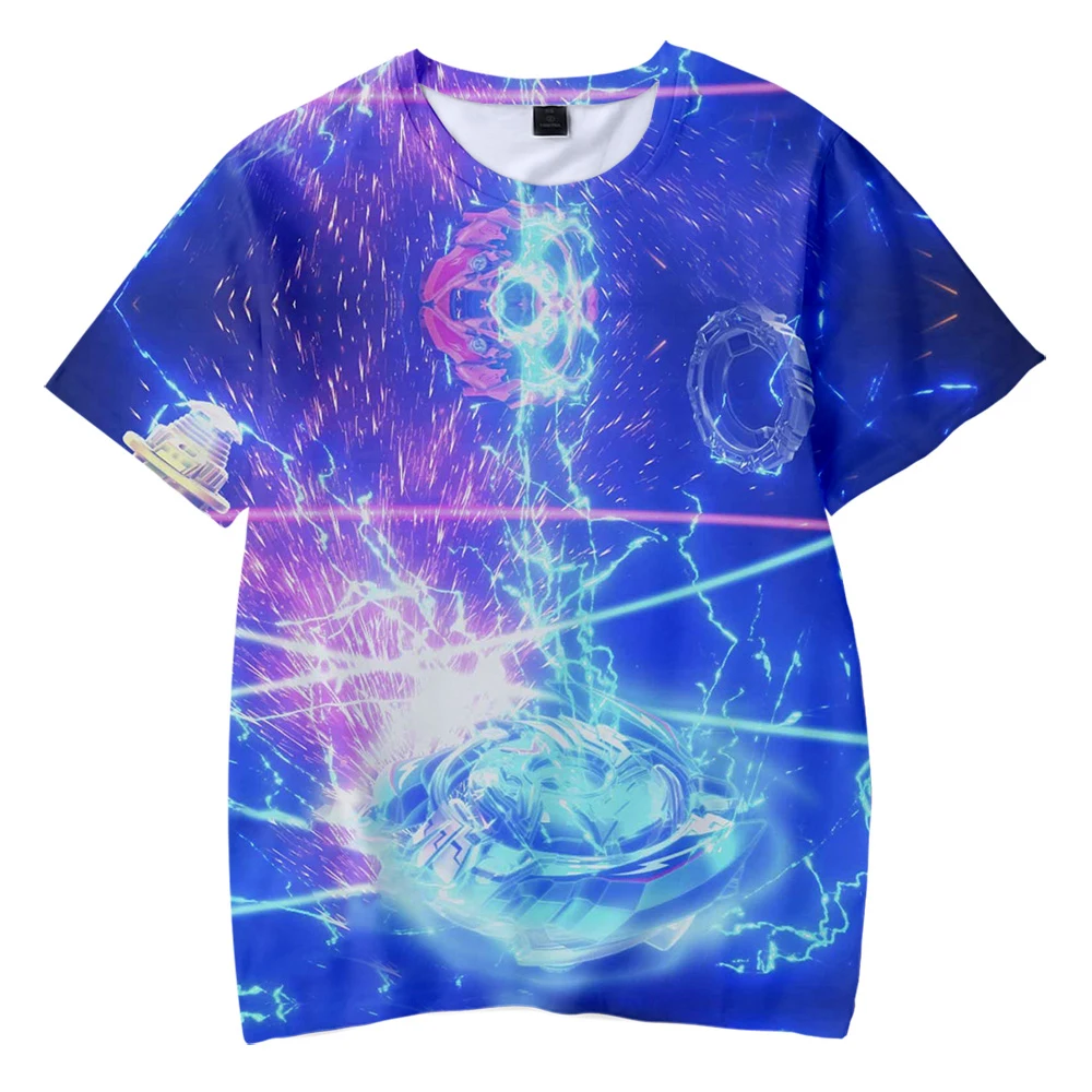 Распродажа Детская футболка Beyblade Burst Evolution для мужчин и женщин летние крутые