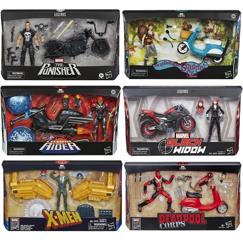 Hasbro Легенда Марвел 80-я годовщина человек и машина серия Каратель Капитан Америка