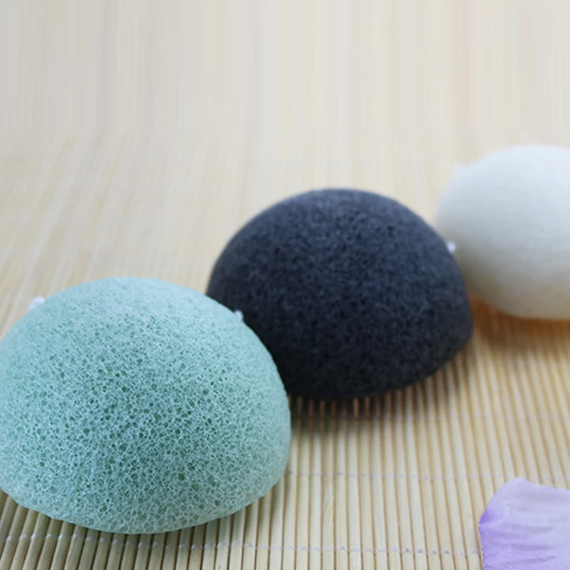 1 шт. губка круглой формы Konjac косметическая для очистки лица Губка натуральный