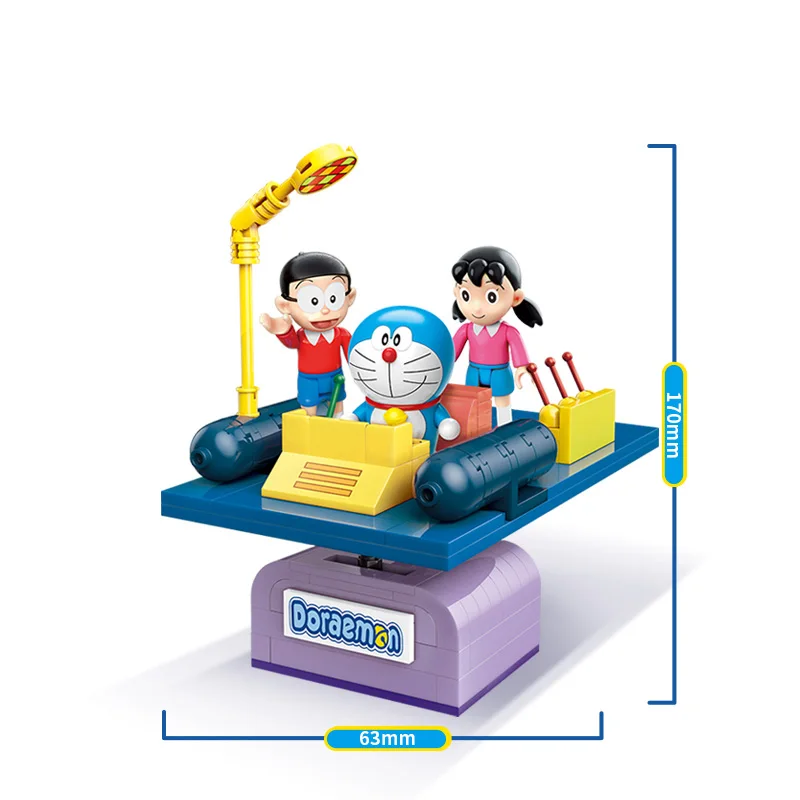 

Highly Restored Doraemon Nobita Nobis`s Room Assembly Time Machine Model Building Blocks Kit Bricks Classic Sets Kids Toys Gift