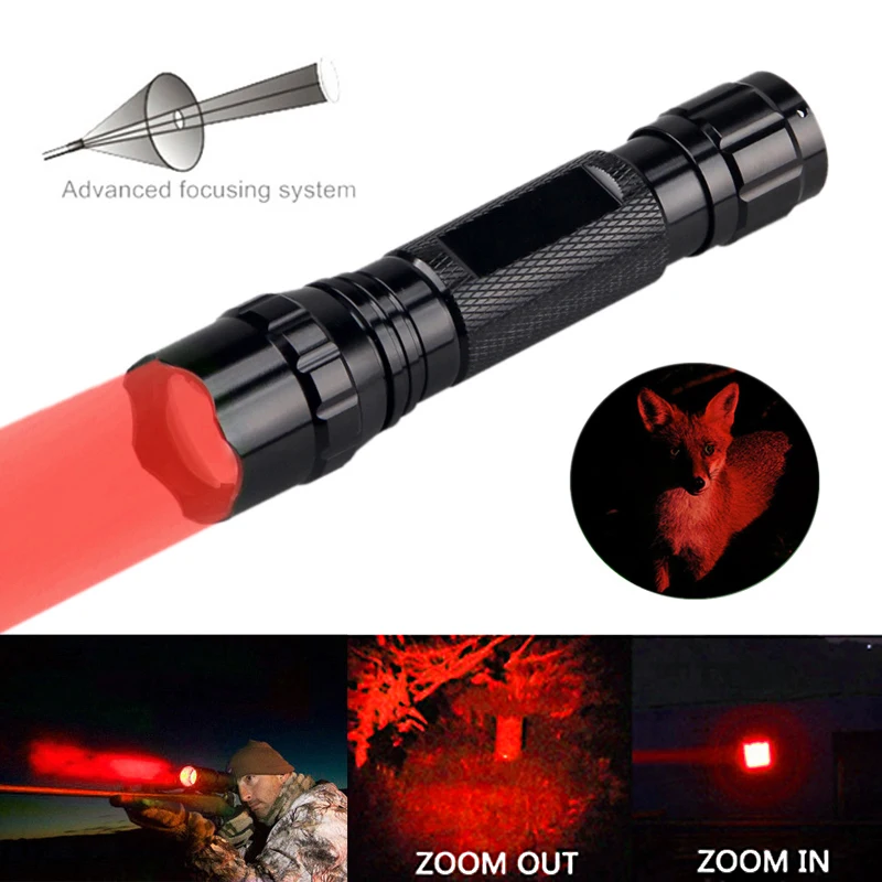 300 ярдов Zoomable оружейный светильник зеленый/красный/IR 850nm флэш-светильник Хищник Варминт свинья охотничий страйкбол фонарь+ 18650+ USB зарядное устройство