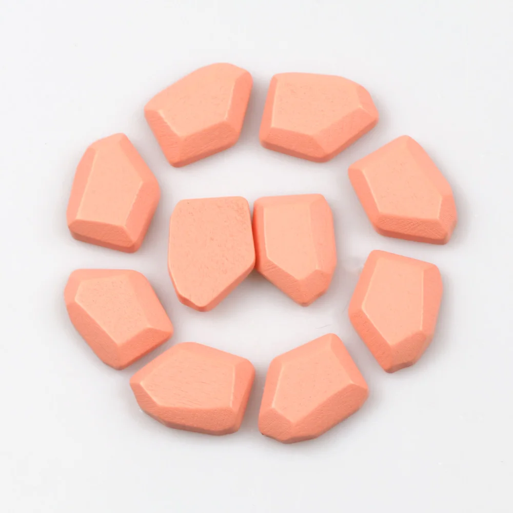 

10pcs New Natural Eco-Friendly Irregularly Shaped Wooden Beads Loose Wood Spacer Beads For Making Jewelry DIY Handmade Supplies