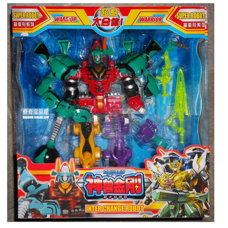 Фигурки героев 5 в 1 BANDAI Godbeast Megazord Мультяшные трансформированные модели роботов