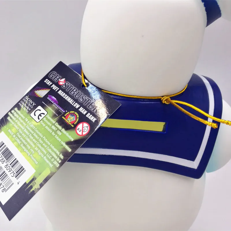 28 см винтажные охотничьи Ghostbusters 3 Stay Puft Marshmallow Man Bank Сейлор экшн-фигурка монета