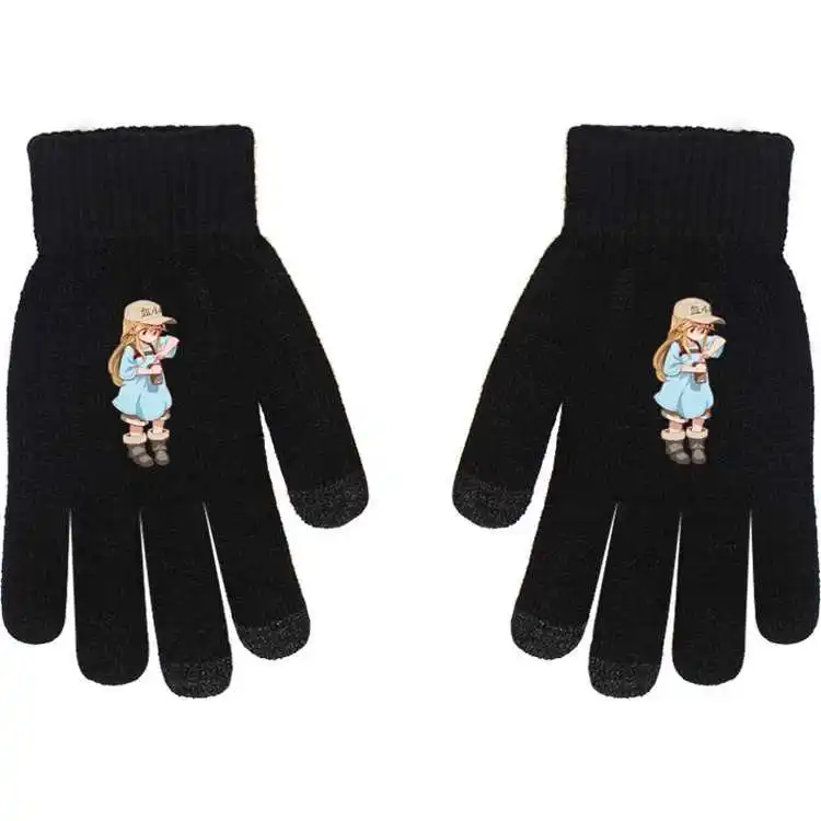 Модные перчатки без пальцев аниме новый Волшебный хвост Токийский Гуль атака на