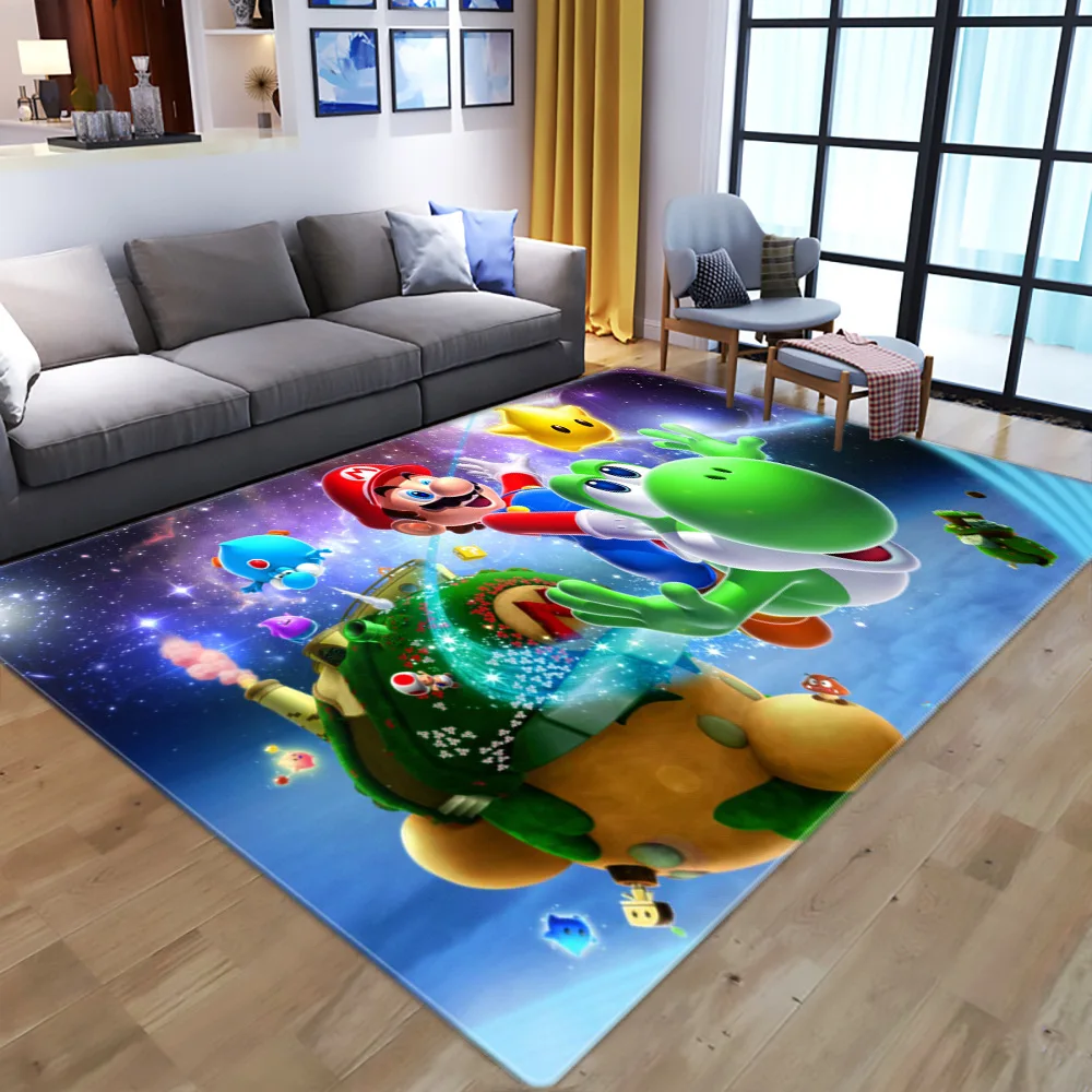 

Super Mario Game Animation Nintendo Game Rug Anti Slip Doormat Floor Mat Bedding Room Carpet Kitchen Carpet Living Room Mat