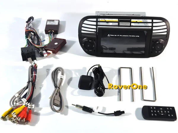 RoverOne Android 8 0 Автомобильная Мультимедийная система для Fiat 500 Cinquecento Abarth Радио