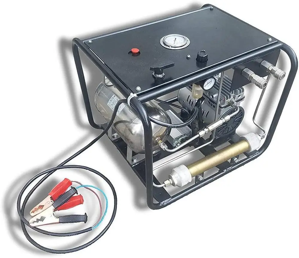 Портативный воздушный компрессор SCU80 12 В 90psi насос надувной для дайвинга