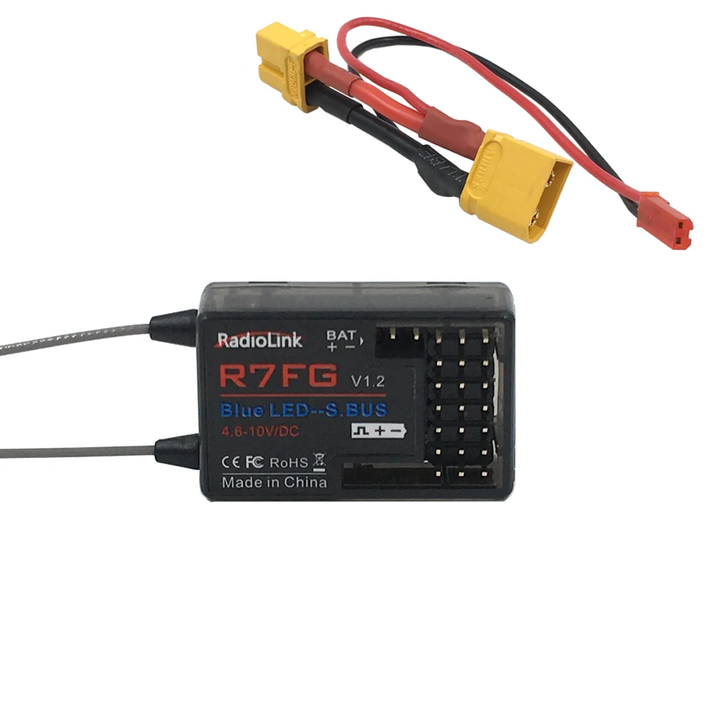 Радиоприемник Radiolink R7FG 7CH 2 4G с гироскопом телеметрический дальний HV в реальном