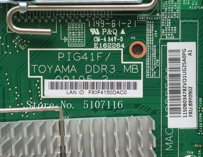 

High quality desktop motherboard for A7000 A70z E4980I PIG41F FRU:89Y0902 All-in-One Motherboard will test before shipping