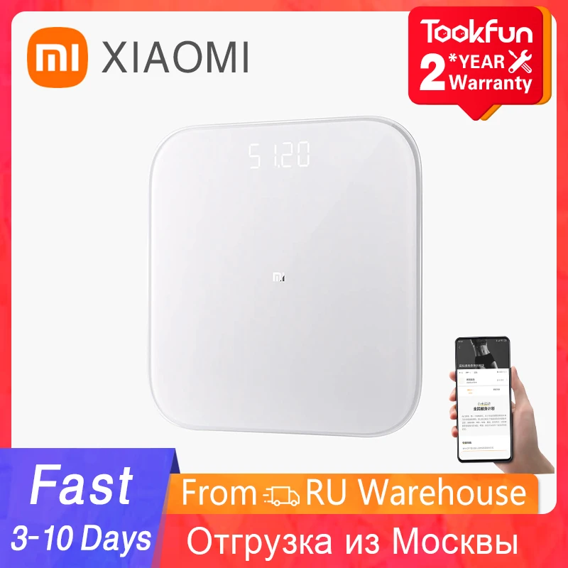 Оригинальные умные весы XIAOMI Mi, Электронные напольные весы для ванной,  цифровые весы до 150 кг с приложением Bluetooth Mifit | Дом и сад |  АлиЭкспресс