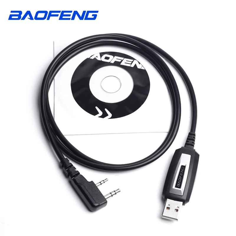 OPPXUN USB кабель для программирования и программное обеспечение CD Baofeng Walkie Talkie UV 5R
