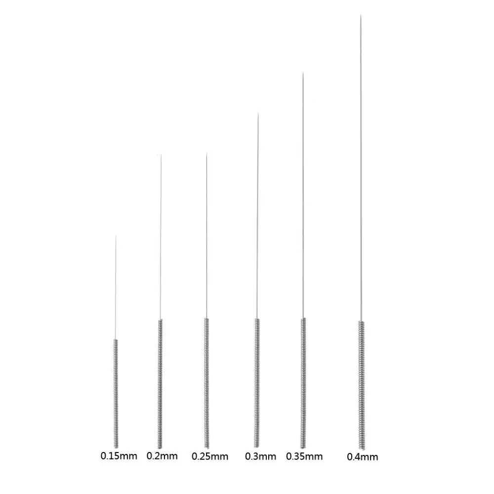 3D принтеры игла для очистки Нержавеющая сталь форсунки 0 2/0 25/0 3/0 35/0 4/0 5/0 6/0 75 мм 5