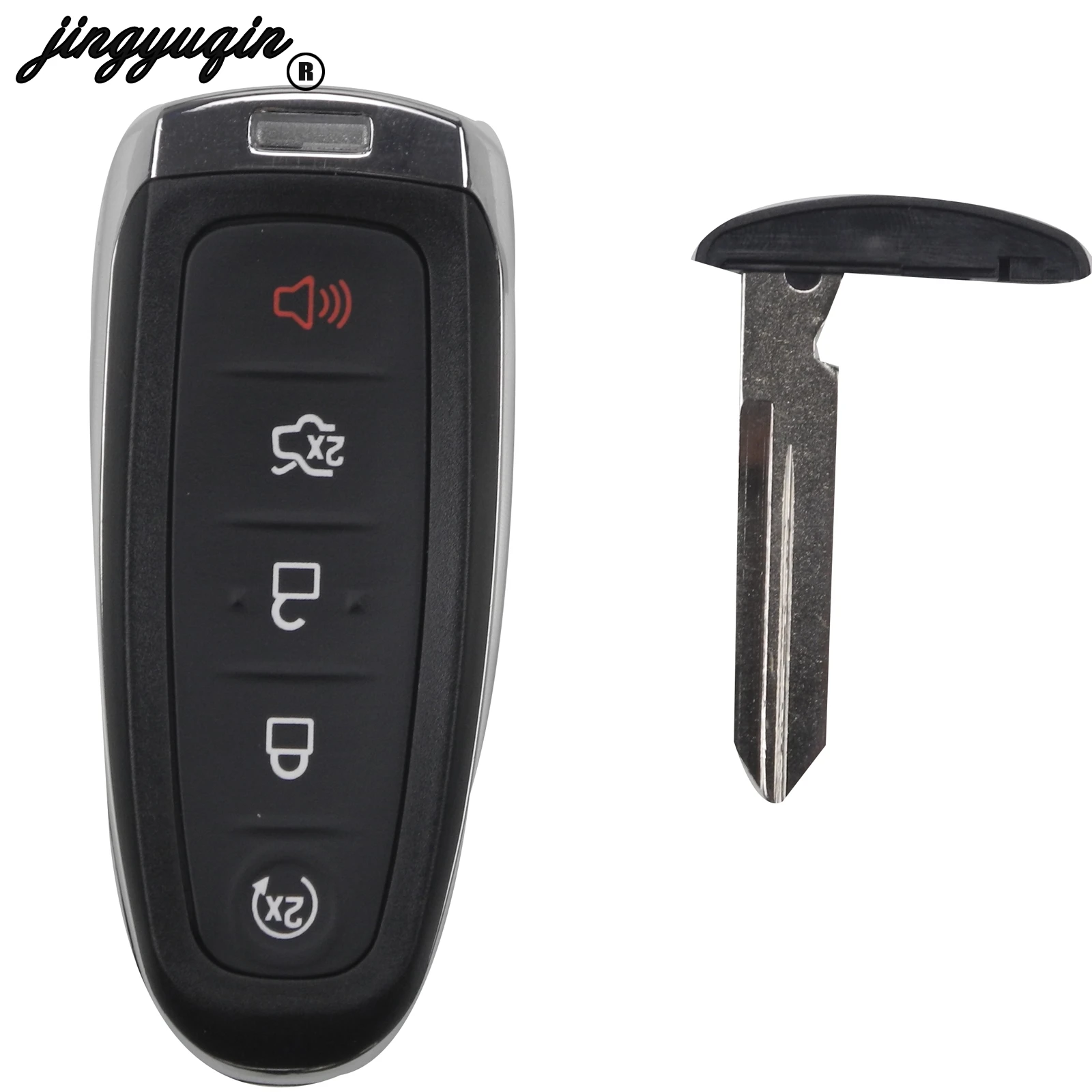 Jingyuqin 5 шт./лот умный дистанционный ключ для Ford Explorer Edge Escape Flex Телец чехол ключей Fob