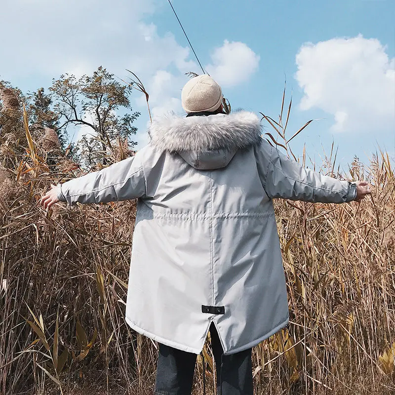 Новая зимняя куртка для мужчин-25 градусов утолщенная Теплая мужская парка с