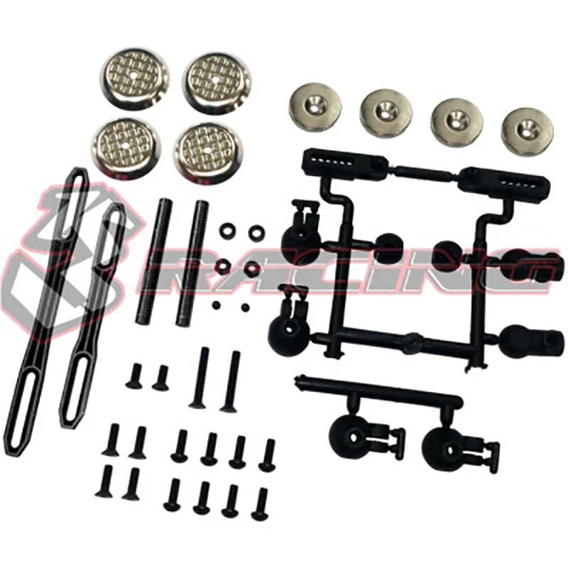 Sakura D4/D5/D5S/YD-2, piezas de mejora de Metal para coche de carreras, carcasa Invisible, SAK-D4832 de columna-1