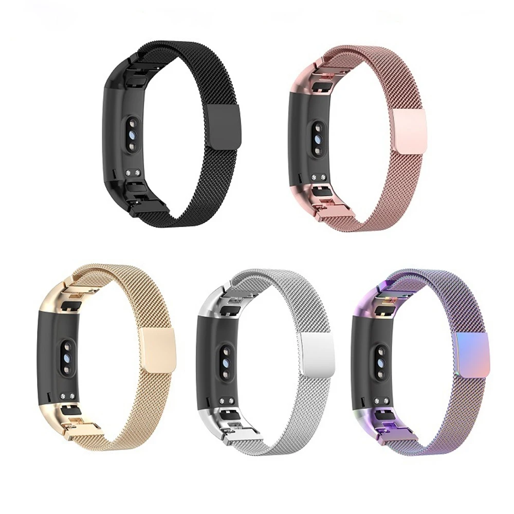 

New Milanese Bracelet Strap For Huawei Honor Band 5/4ENC Standard Edition CRS-B19/CRS-B19S Smart Watch Wrist Tracker Watchband