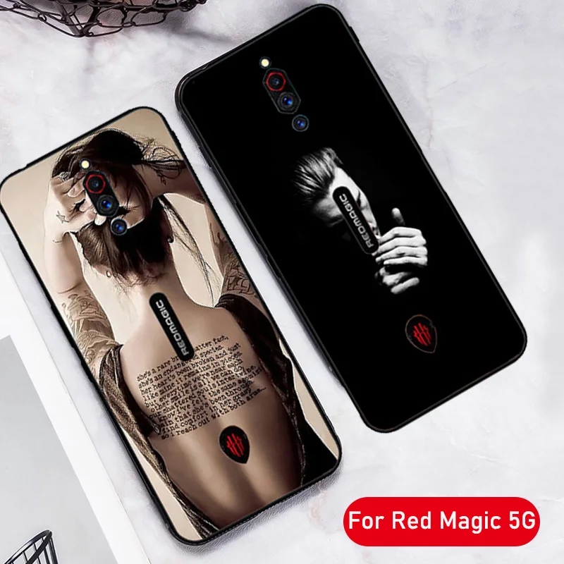 Чехол для nubia Red Magic 5G мягкий силиконовый защитный чехол телефона ZTE Nubia