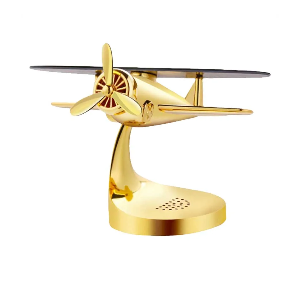 Солнечная энергия самолет модель Стайлинг освежитель воздуха Поворот сплава