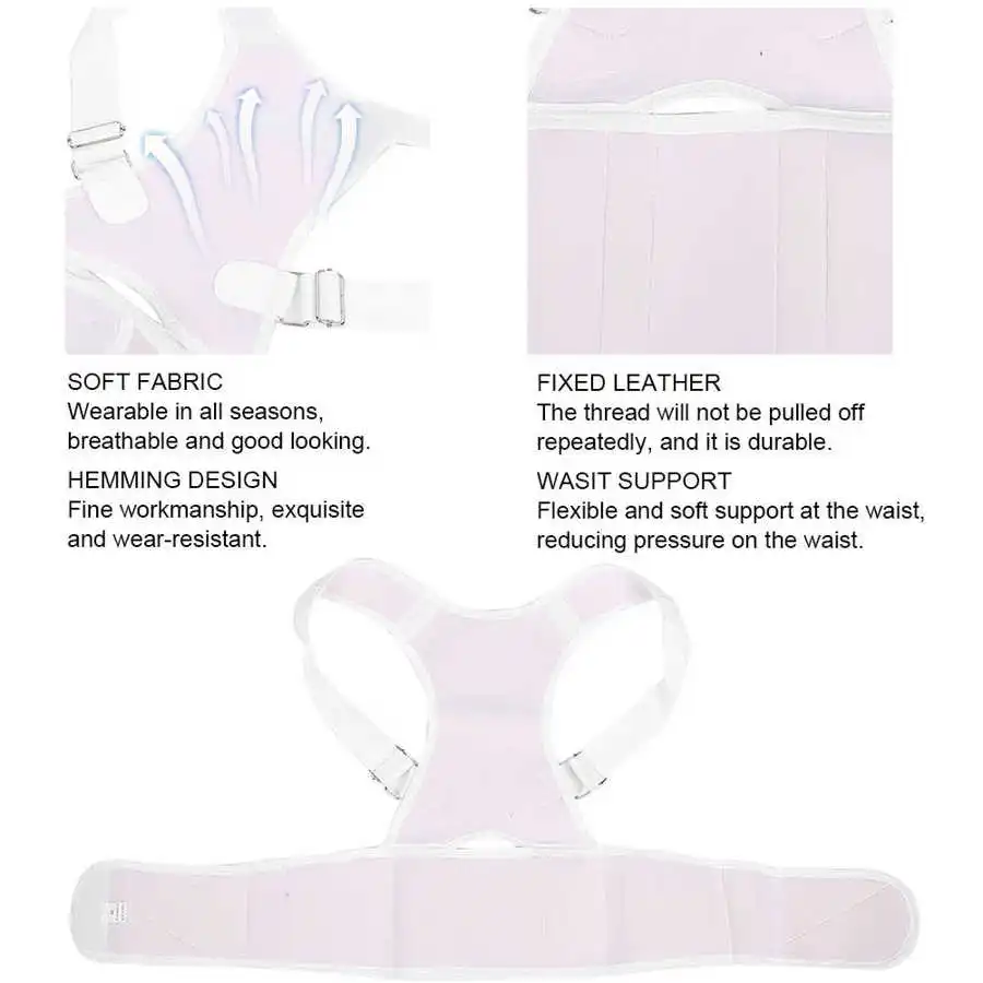 Корсет для спины Корректор осанки выпрямитель поддержку Для мужчин и женщин