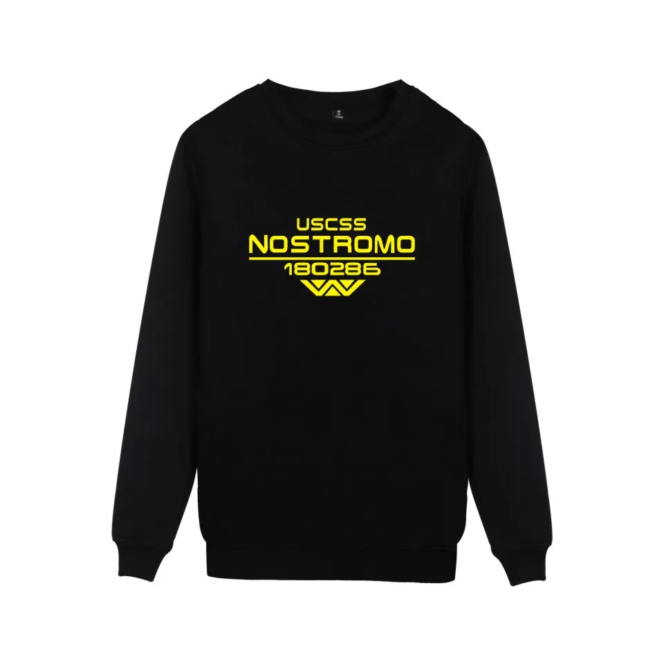 

USCSS Nostromo Printed Sweatshirts Men/Women Prometheus Alien Weyland Yutani Hoodies Sweatshirt Long Sleeve Tracksuit Tops