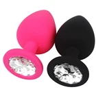 OLO силиконовые товары для взрослых Анальная пробка Стразы секс-игрушки для мужчин и женщин эротический массажер простаты Анальная пробка