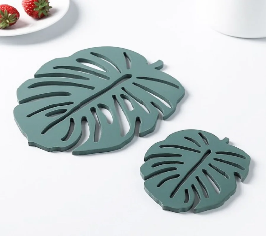 Нескользящий Бамбуковый Коврик для горшков креативная изоляционная подставка в