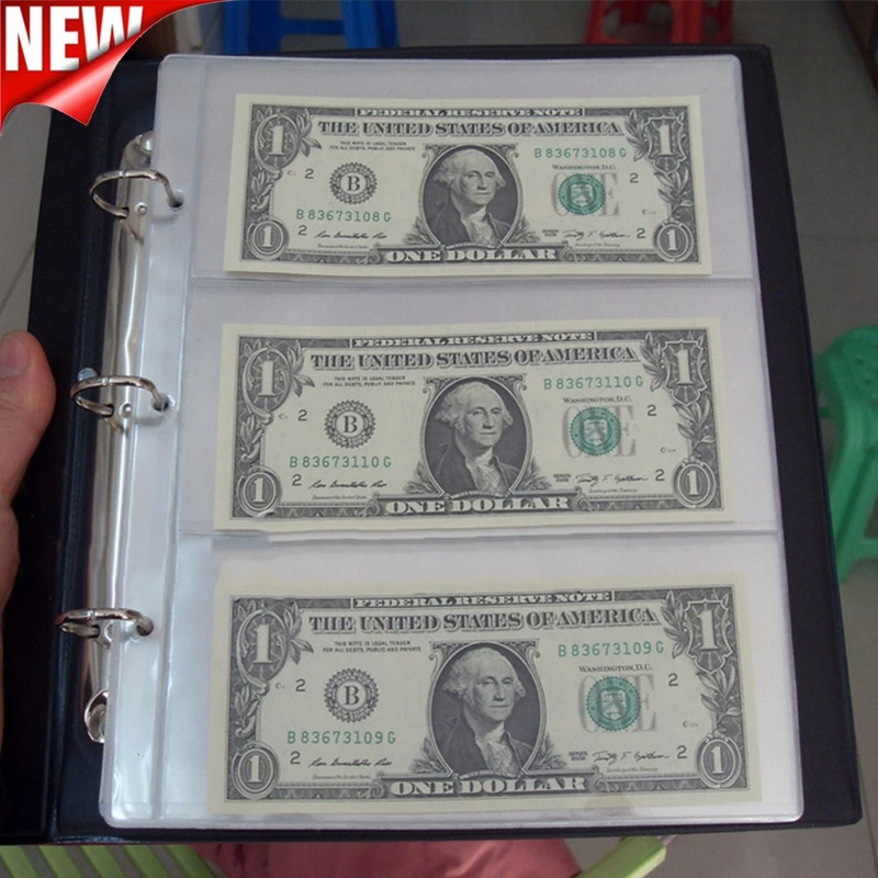 Альбом для коллекционирования монет книга бумажный чехол хранения денег | Дом и