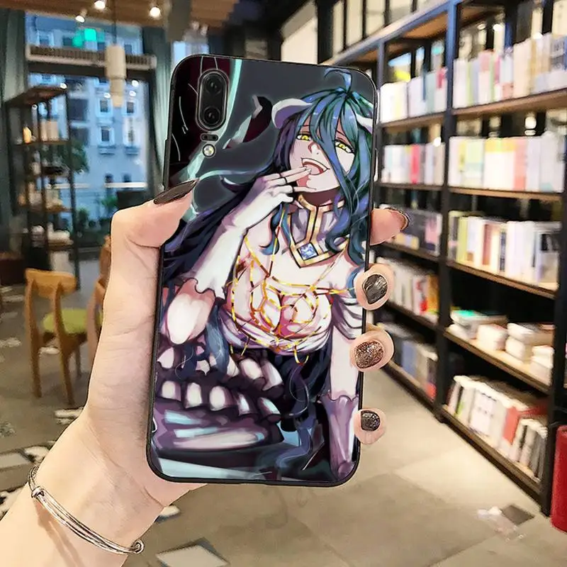 

Anime Cute girl albedo Overlord Phone Case For Huawei honor Mate P 10 20 30 40 Pro 10i 9 10 20 8 x Lite
