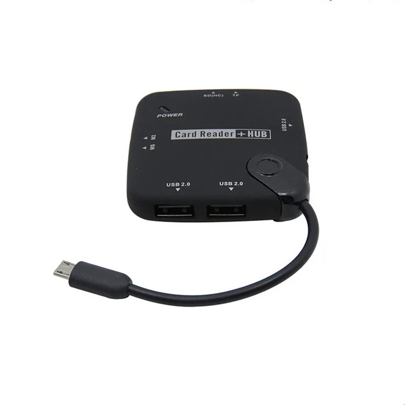 Micro USB OTG концентратор с кардридером для жесткого диска клавиатуры планшета XiaoMi