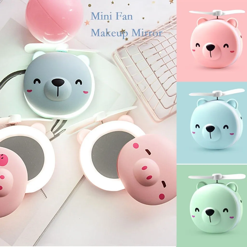 USB Перезаряжаемый малошумный портативный многофункциональный мини вентилятор