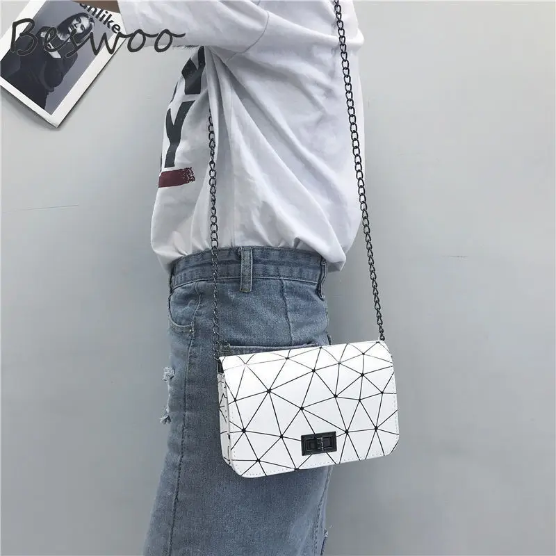 

Fashionable Shoulder Bags Chain Hasp Wild Crack Printing Wild Young Ladies Crossbody Bag Female Handbag Designer Bags for Women