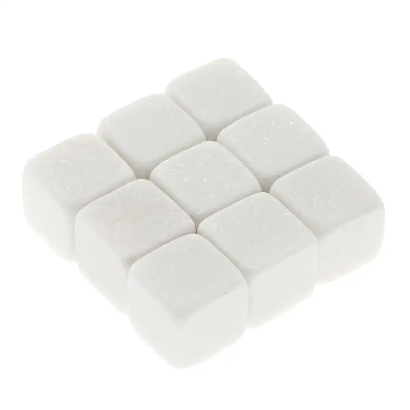 9 шт./пакет натуральный виски многоразовые ледяные камни вино охладитель