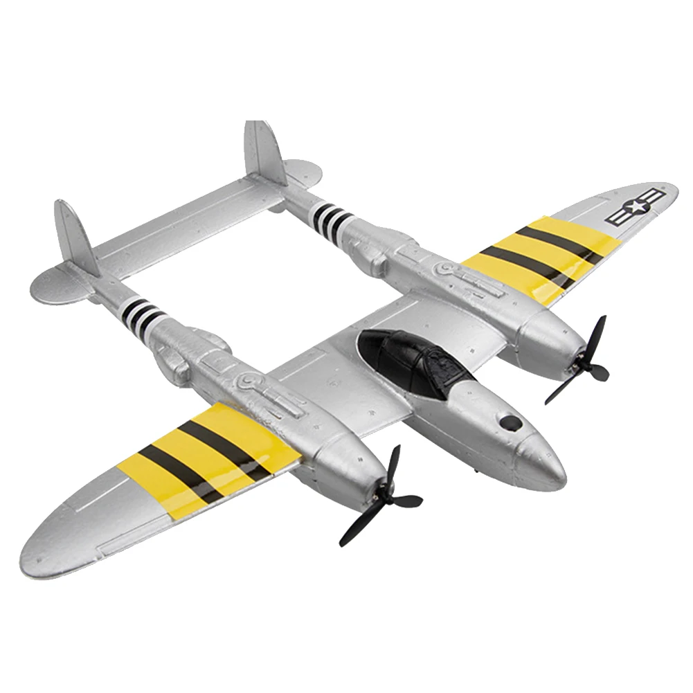 P38 2 4G модель DIY Детский Дрон игрушка самолет Мини RC планер Крытый фиксированное