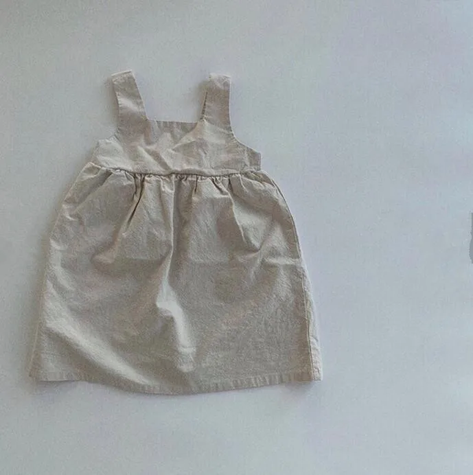 Новинка 2019 японское и корейское платье для девочек повседневная детская льняная