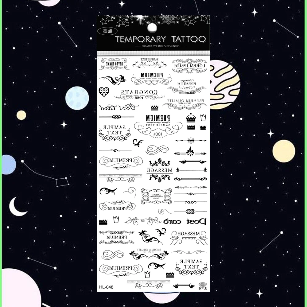 5 шт./лот тату на День святого Валентина с бабочками милые татуировки принцессы