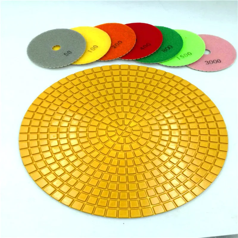 Влажная полировальная Подушка 12 дюймов для шлифовального камня стекла