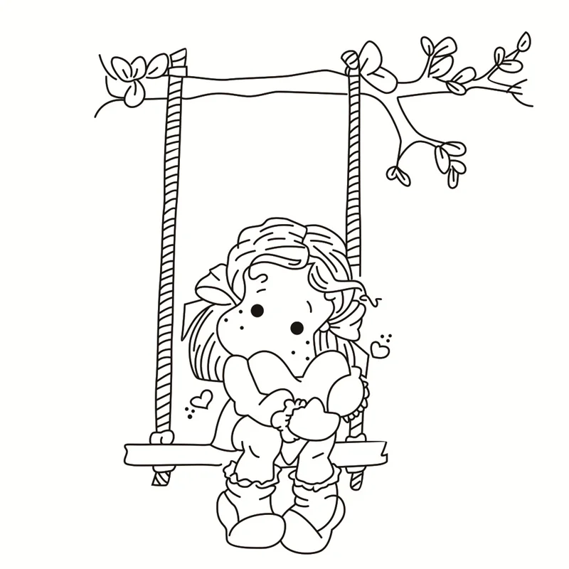 Новый алфавита прозрачные силиконовые очистить резиновый штамп лист цепляться