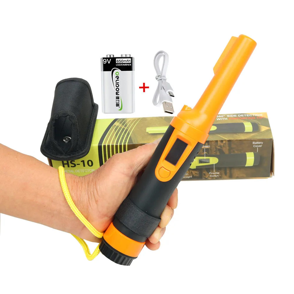 

Brand New Pin Pointing HandHeld Metal Detector Waterproof Gold Metal Finder Treasure Hunter Pinpointer Kits for Coin and Gold