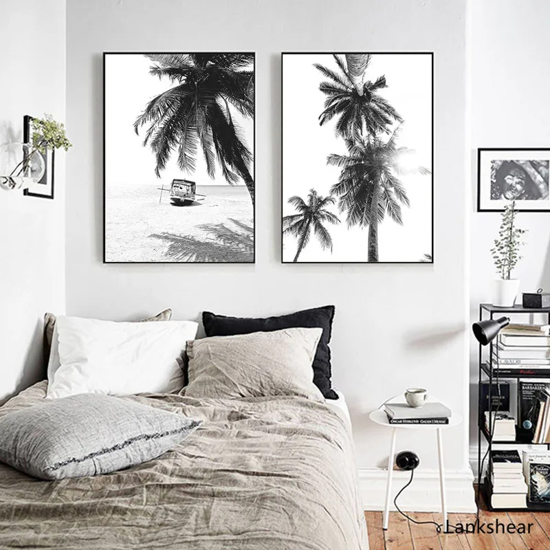 Принты для домашнего декора картина Северное растение кокосовой пальмой фото