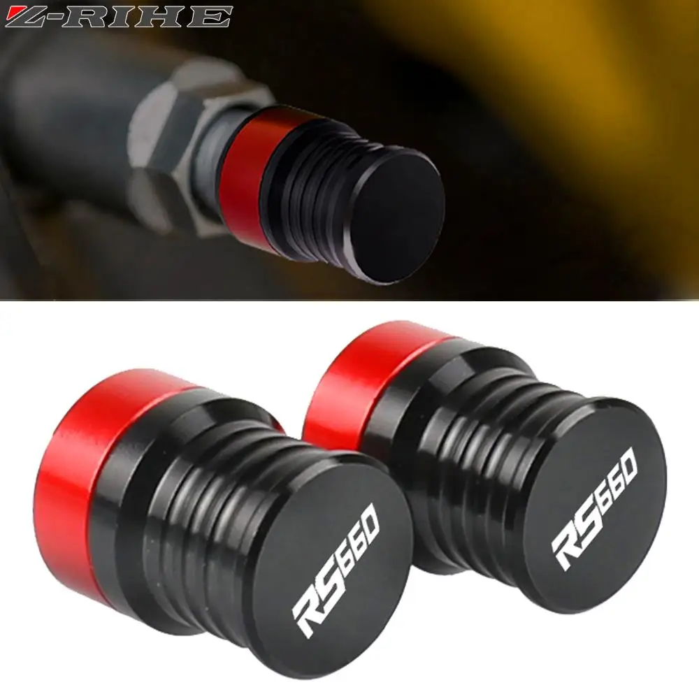 

Motorcycle Accessories CNC Aluminium Wheel Tire Valve Stem Caps Airtight Covers For Aprilia RS660 Tuono 660 2018 2019 2020 2021